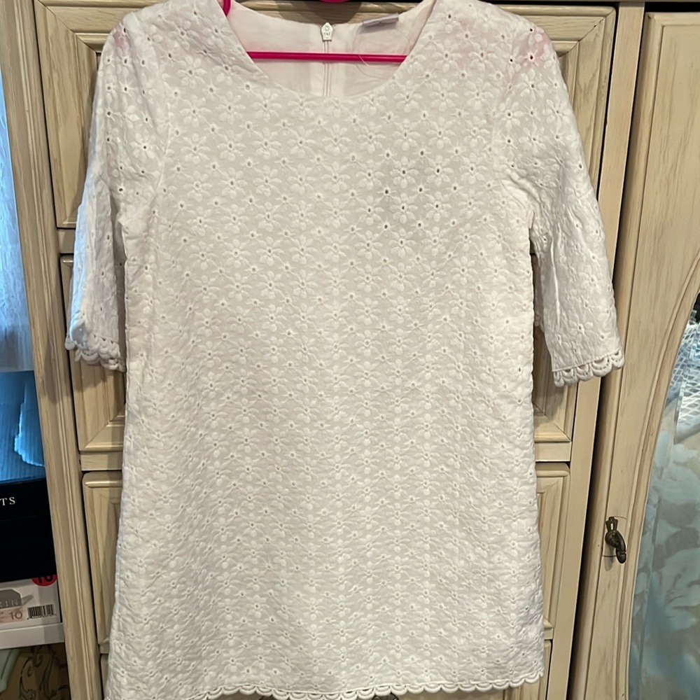 Never worn white eyelet dress NEW missing tag